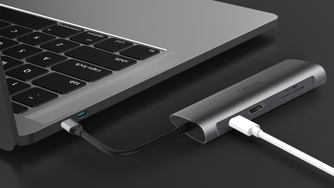 

USB-концентратор Wiwu Alpha 831HRT (Silver)