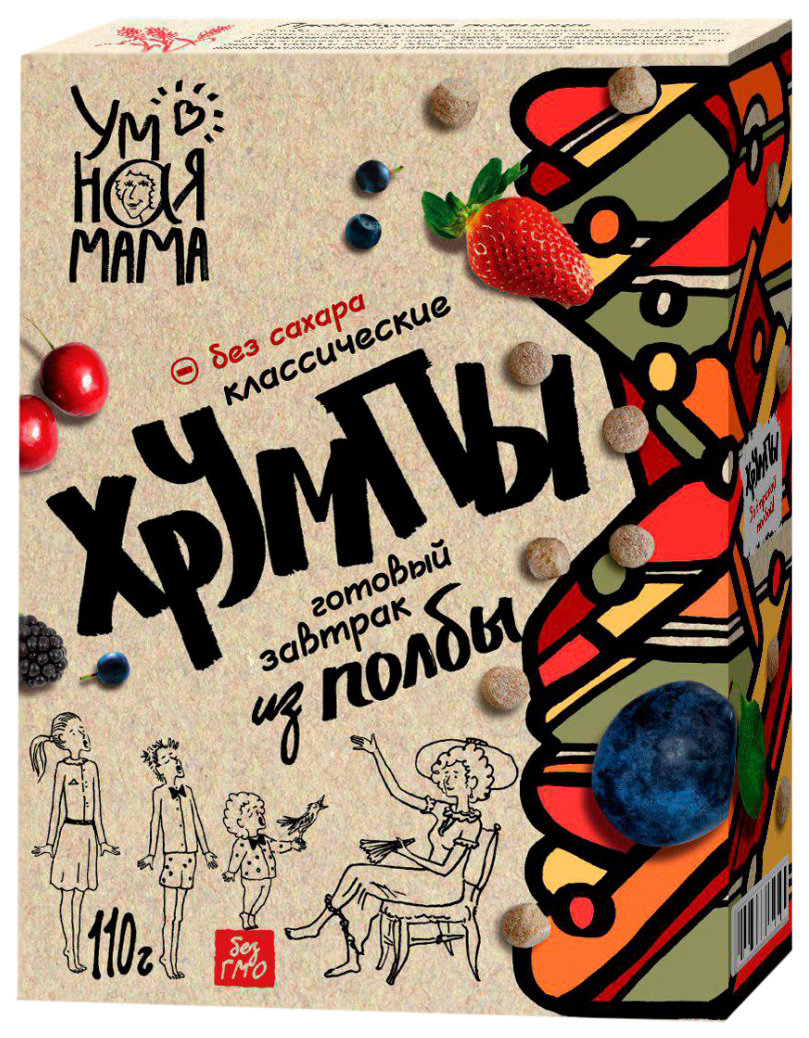 

Готовый завтрак Умная мама из полбы хрумпы классические