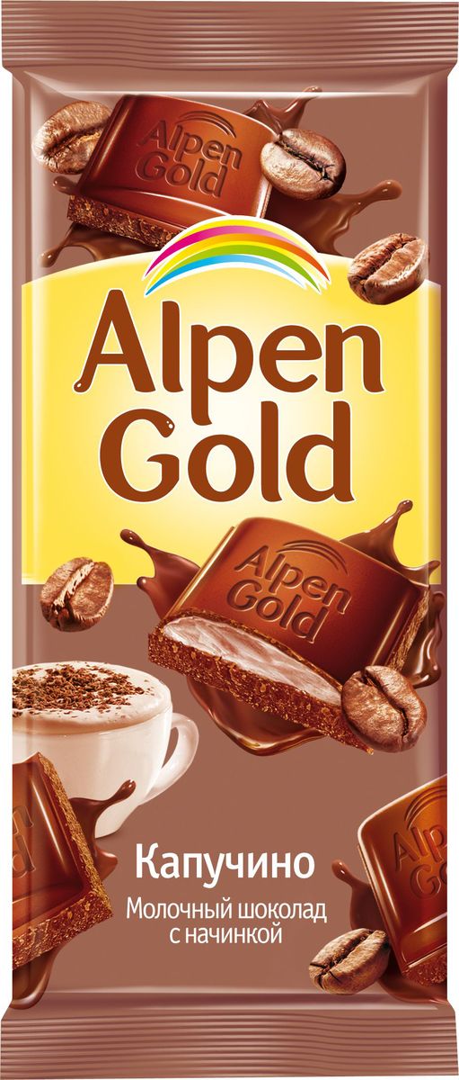 

Шоколад Alpen Gold Молочный Капучино 90г
