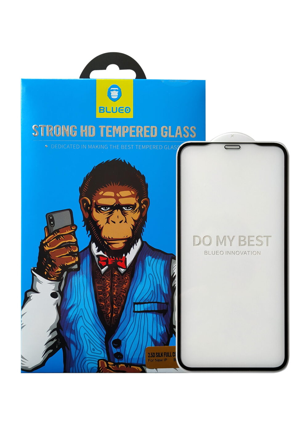 

Защитное стекло Blueo Silk Full Cover HD Glass для Huawei P smart 2019 Black Frame, Silk full cover
