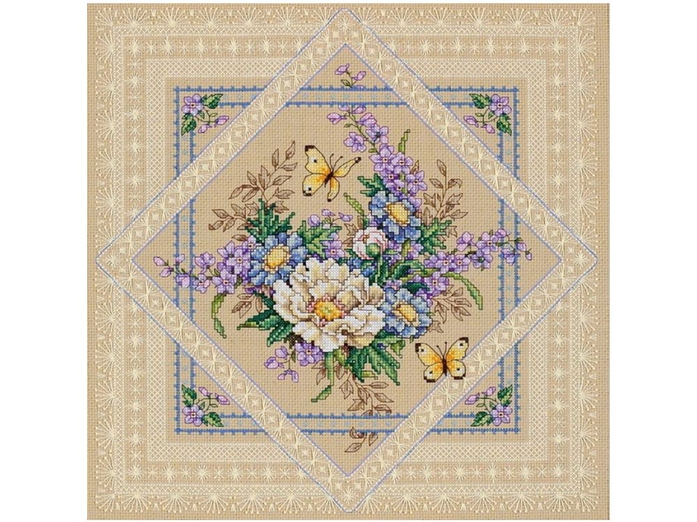фото Набор для вышивания classic design ажурные цветы
