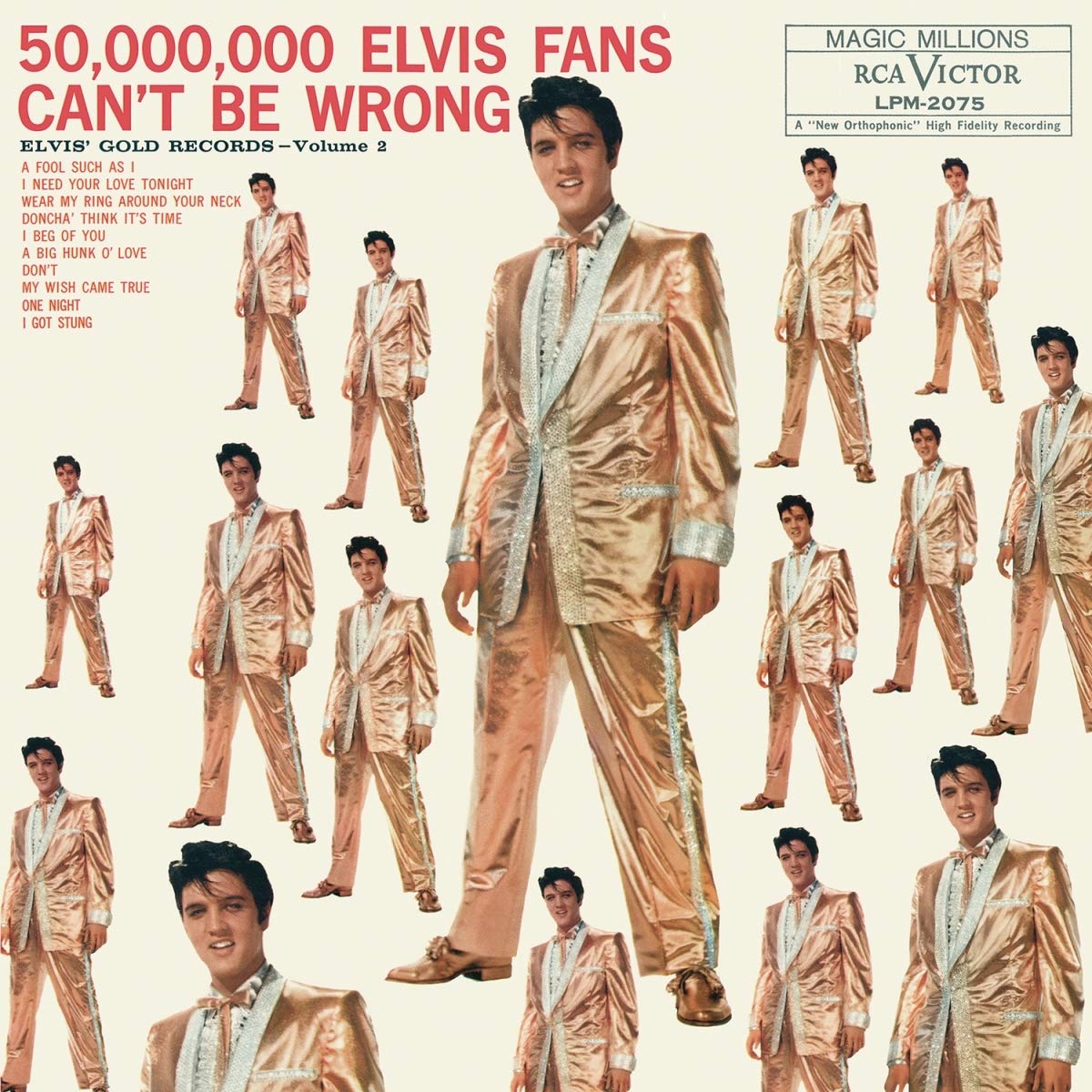 

Presley Elvis 50 Million Elvis Fans Can't Be Wrong (Black Vinyl)