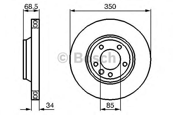 фото Тормозной диск bosch 0986479249