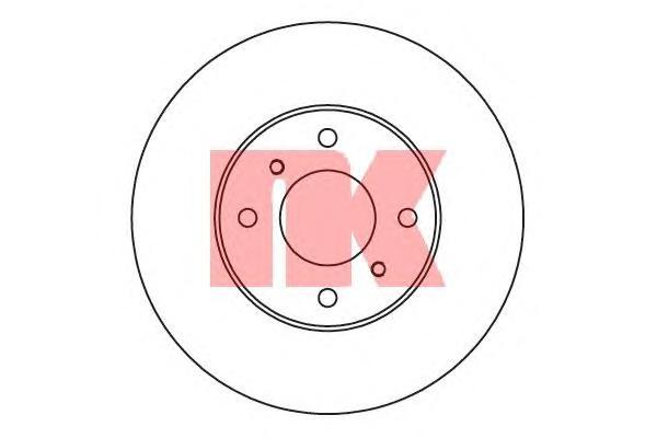 

Тормозной диск Nk 202251