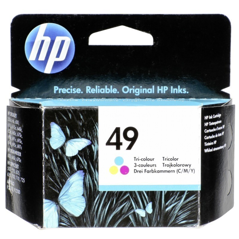 

Картридж для струйного принтера HP 49 (51649AE) цветной, оригинал, Многоцветный, 51649AE