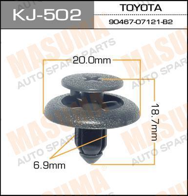 

Клипса автомобильная Masuma KJ502