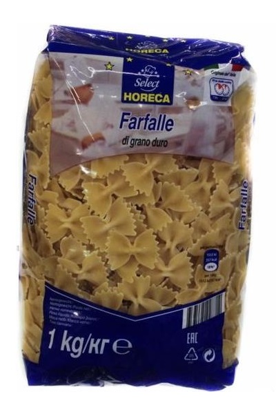 

Макароны Horeca farfalle бантики 1 кг