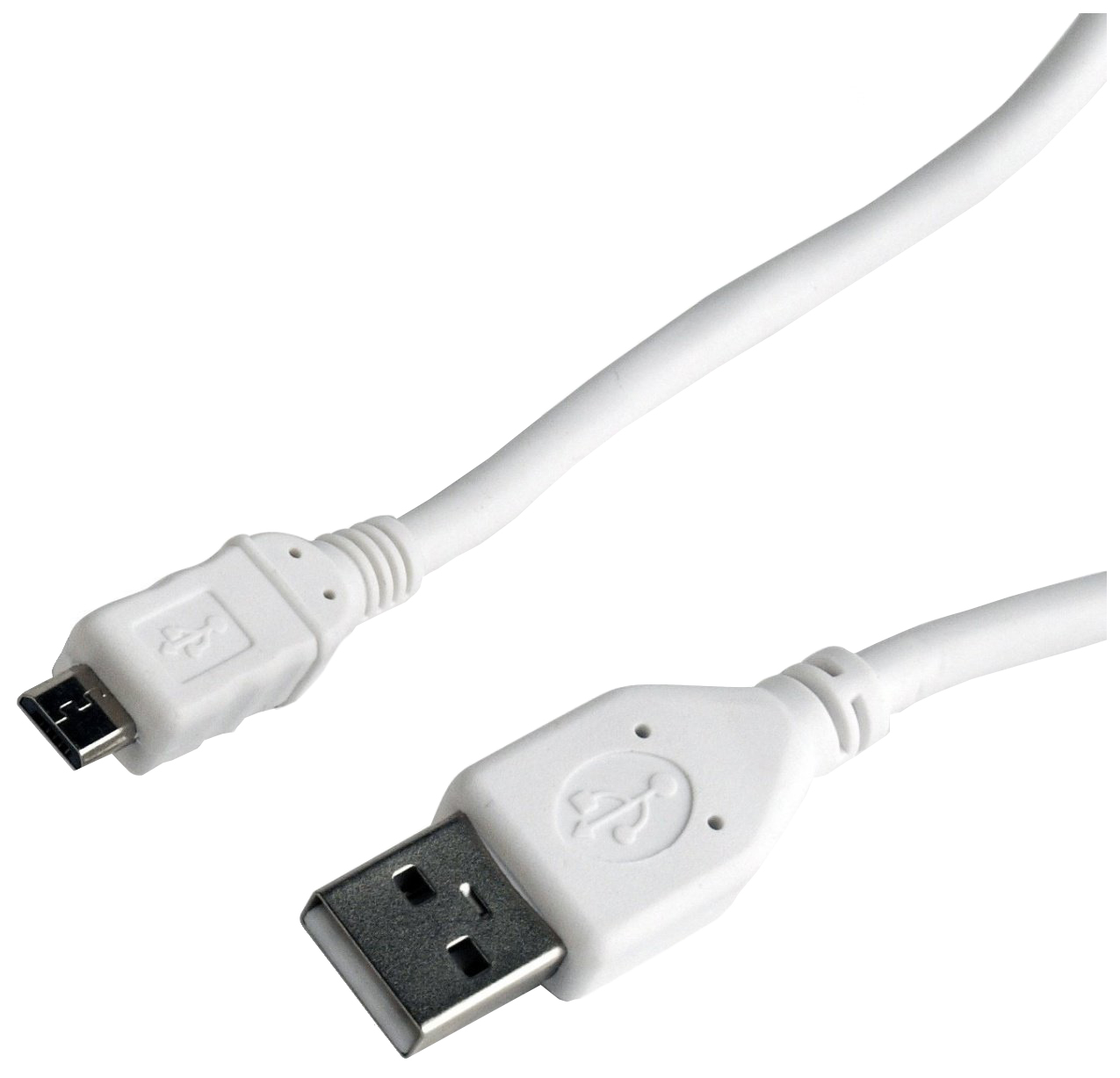 фото Кабель cablexpert usb*2.0 am-micro b, ccp-musb2-ambm-w-1m, 1 метр, белый