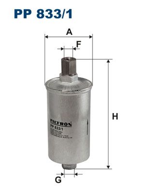 

Фильтр топливный FILTRON PP833/1