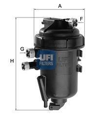 фото Фильтр топливный ufi 55.125.00