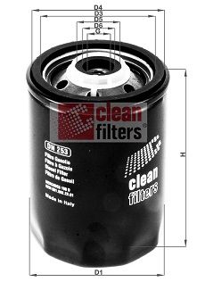 Фильтр топливный Clean filters DN 253