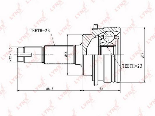 

Шрус LYNXauto CO-7539