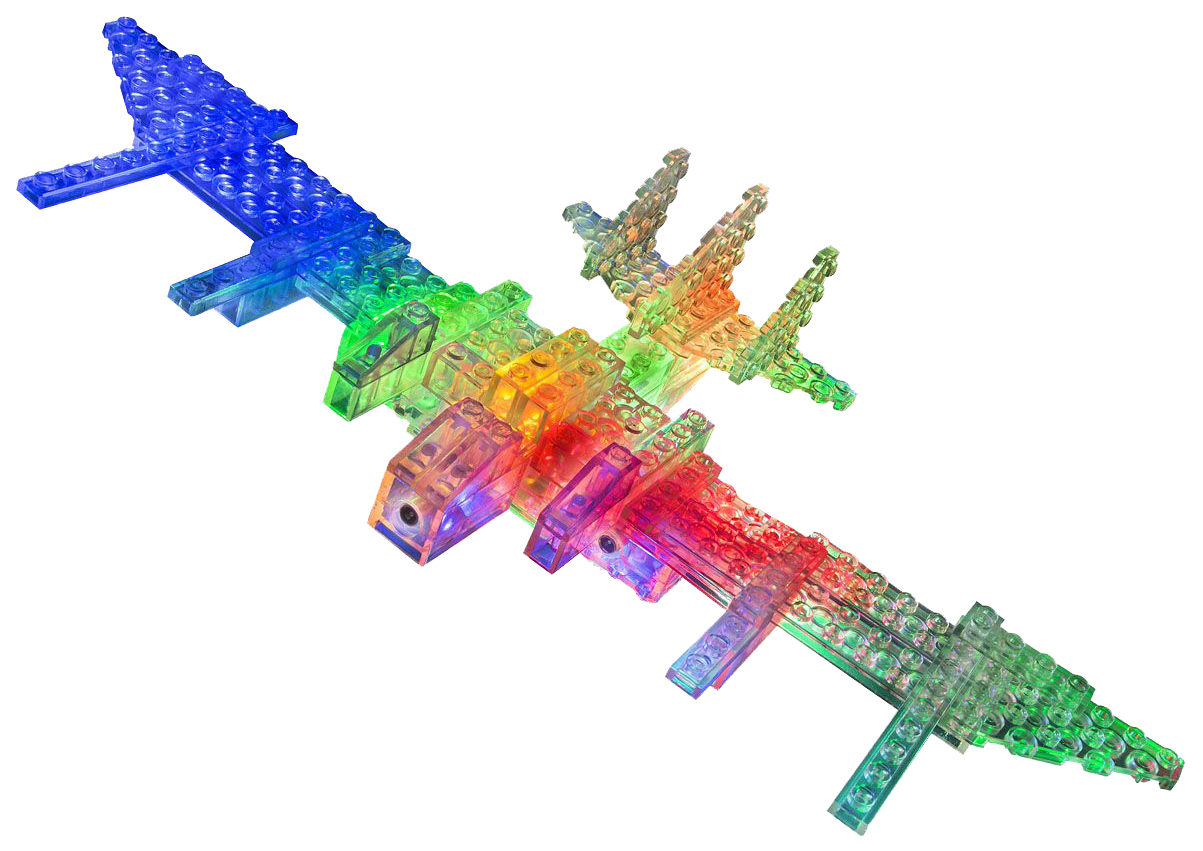 Laser Pegs Laser Pegs Набор 6 в 1. Воздушный транспорт, арт. 9005