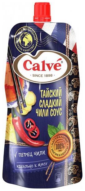 фото Соус тайский calve cладкий чили 230 г