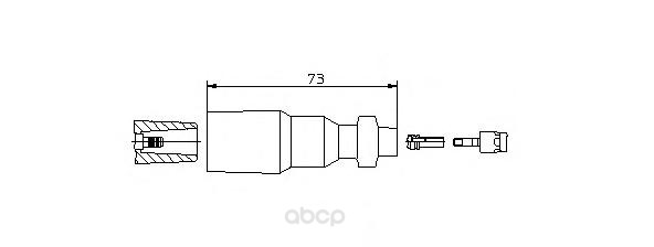 Вилка катушка зажигания BREMI 13550