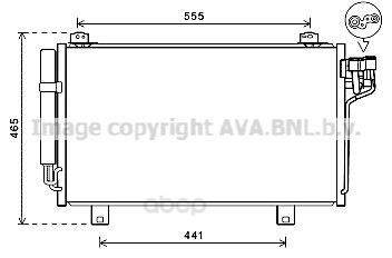 фото Радиатор охлаждения двигателя ava mz5261d