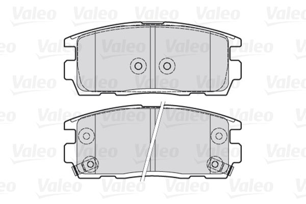 

Тормозные колодки Valeo дисковые 301941