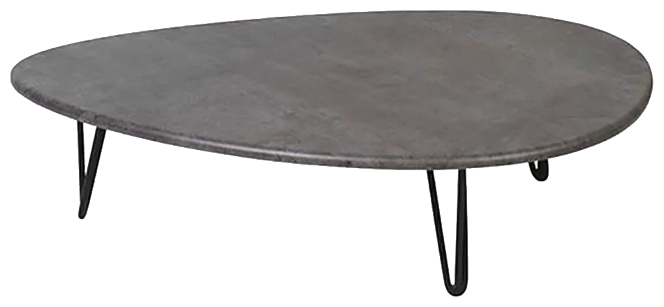 фото Журнальный столик мебелик дадли 2579 94х69х24,6 см, серый бетон