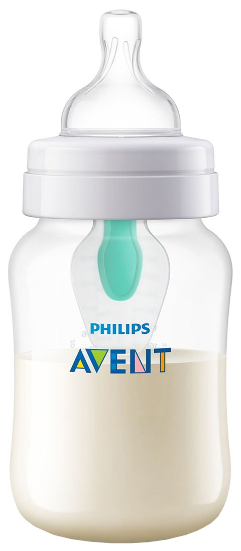 фото Бутылочка philips avent anti-colic с клапаном и силиконовой соской airfree с 1 мес 260 мл