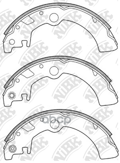 фото Комплект тормозных колодок nibk fn9944