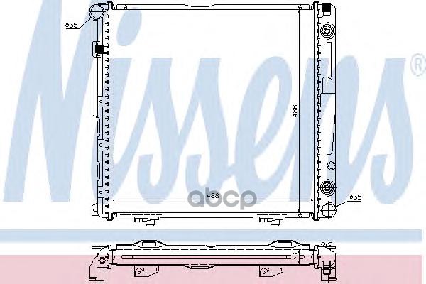 

Радиатор охлаждения Nissens 62751A