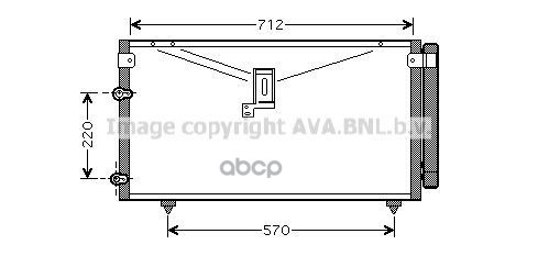 

Радиатор кондиционера AVA QUALITY COOLING TO5383D