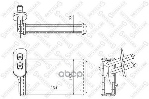 фото Радиатор печки stellox 1035019sx