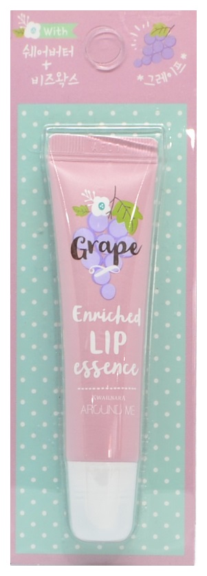 фото Бальзам для губ welcos around me enriched lip essence grape 8,7 г