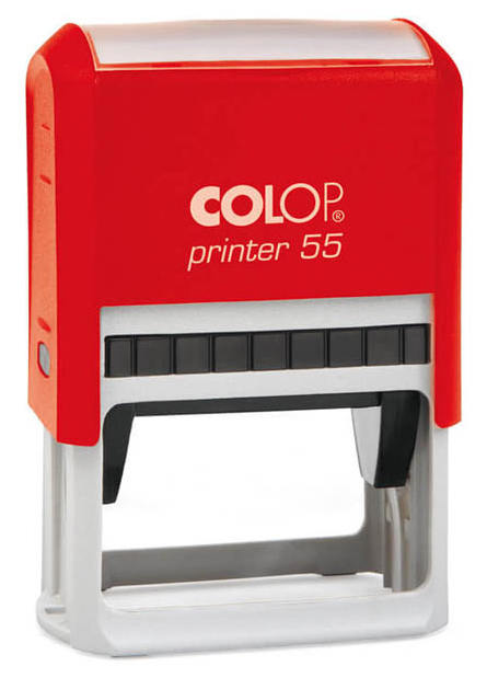 фото Оснастка для печати colop printer 55. поле: 60х40 мм. цвет корпуса: красный.