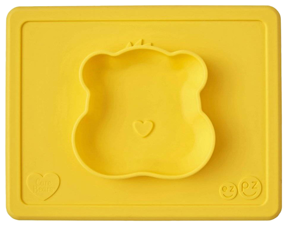 

Тарелка с подставкой Ezpz Happy Bowl Care Bear Edition Marigold Желтый