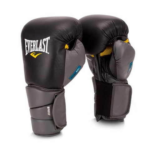 фото Боксерские перчатки everlast gel protex3 111401smglu черные 14 унций