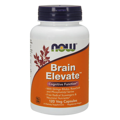 NOW Brain Elevate 120 капсул - комплексный препарат для мозга