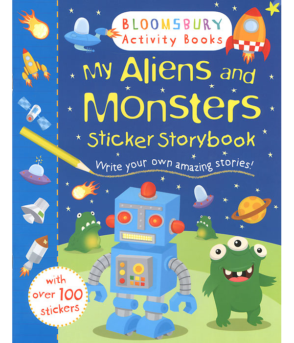 фото My aliens and monsters, sticker storybook bloomsbury publishing