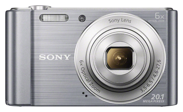 фото Фотоаппарат цифровой компактный sony cybershot dsc-w810 silver