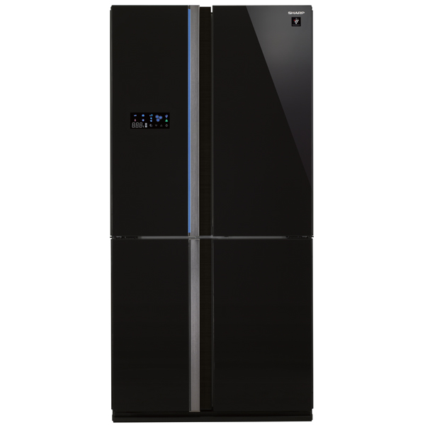 Холодильник Sharp SJFS97VBK черный чехол накладка itskins hybrid clear для samsung galaxy s23 ultra черный прозрачный