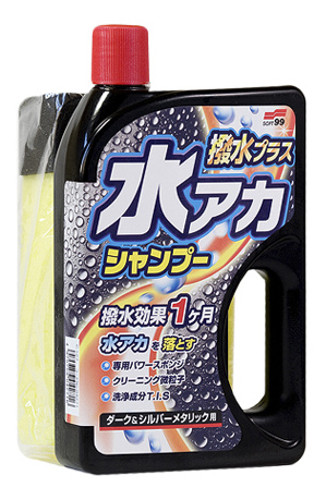 фото Шампунь для кузова защитный soft99 super cleaning shampoo + wax для темных, 750 мл