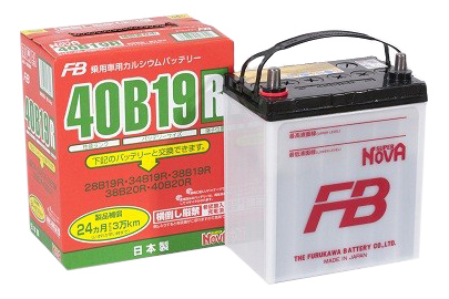 фото Аккумулятор автомобильный furukawa battery super nova 40b19r 38 ач