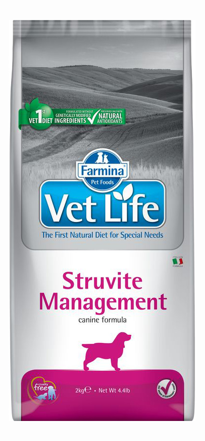 фото Сухой корм для собак farmina vet life struvite management, при мкб, курица, 2кг