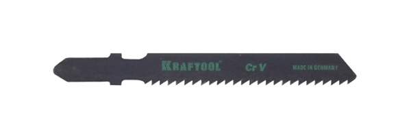 Полотна KRAFTOOL,T19BO, Cr-V, по дереву, пластику пильное полотно по дереву для электролобзика kraftool