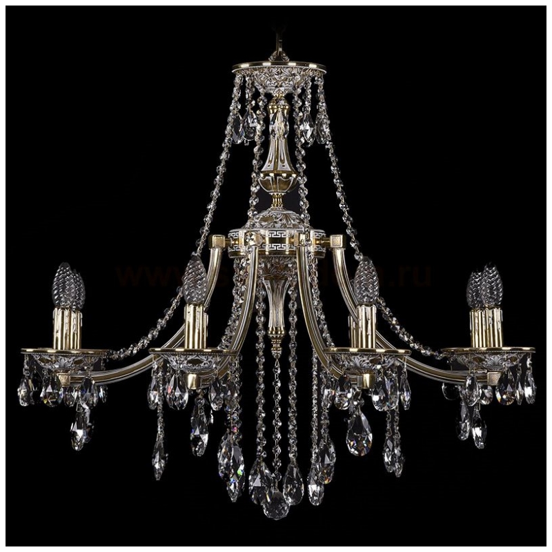 

Люстра подвесная Bohemia Ivele Crystal 1771/8/150/B/GW, 1771/8/150/B/GW