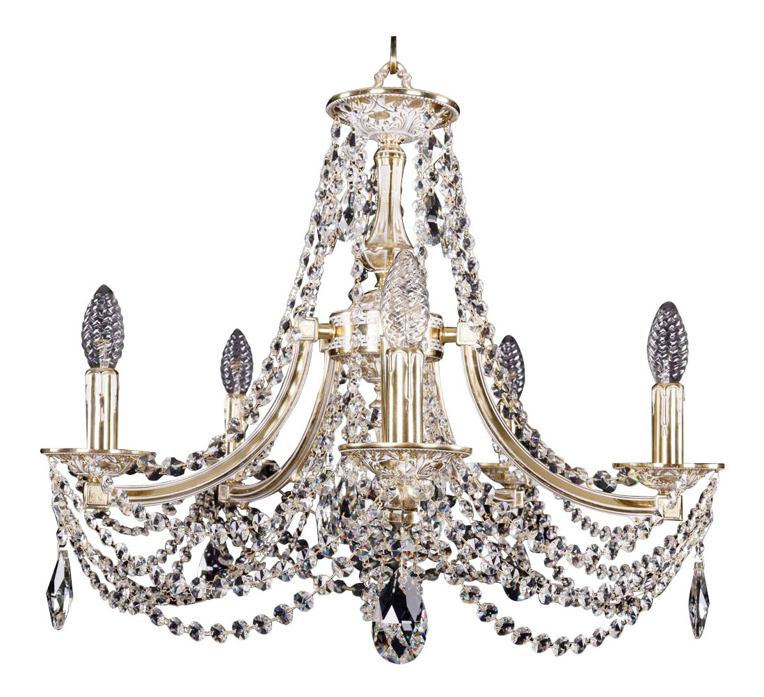 

Люстра подвесная Bohemia Ivele Crystal 1771/5/190/C/GW