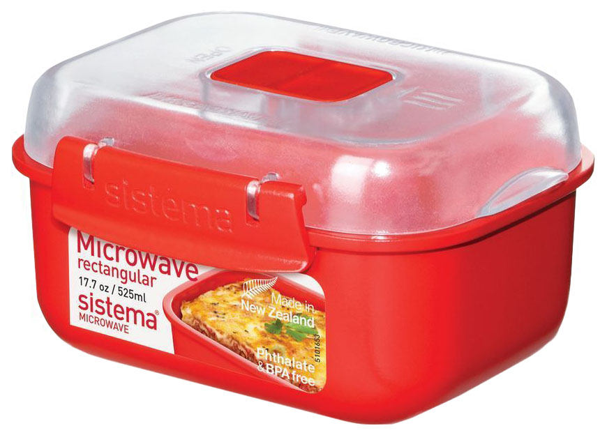 

Контейнер Sistema Microwave 1119 Красный, Красный;прозрачный