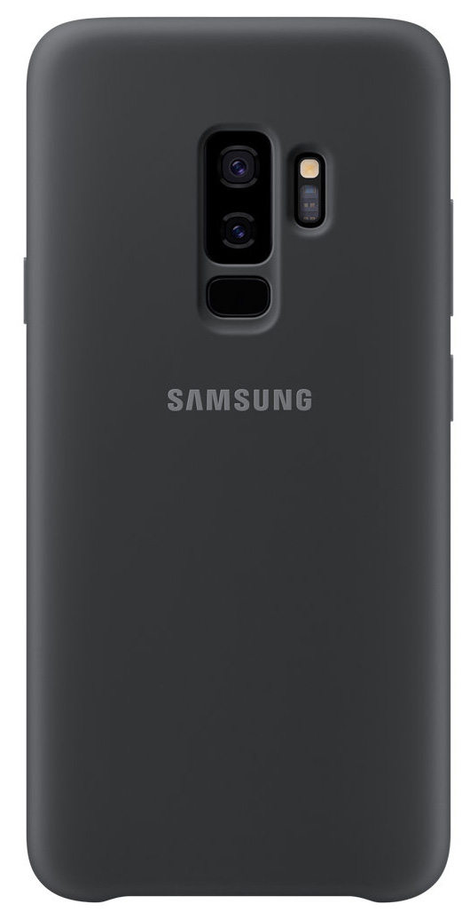 фото Накладка samsung silicone cover black для galaxy s9+