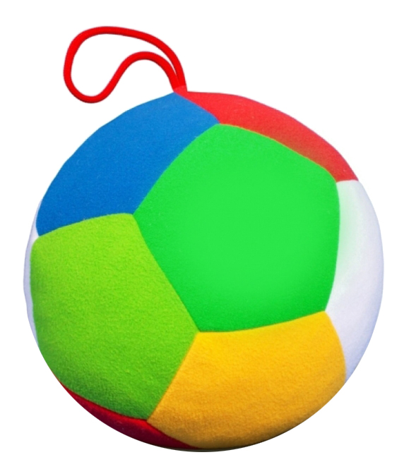 фото Мяч большой с погремушкой футбол мякиши