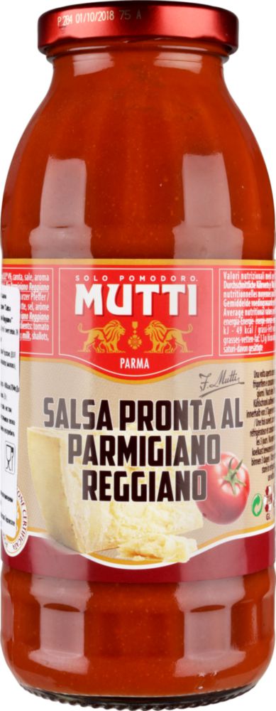 фото Соус томатный mutti salsa pronta al parmigiano reggiano 400 г