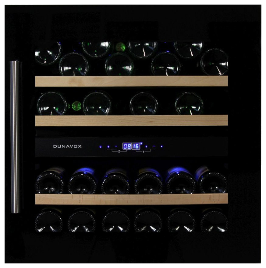 

Встраиваемый винный шкаф Dunavox DAB-36.80DB Black, DAB-36.80DB