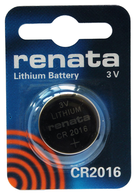 Батарейка RENATA CR2016-1BL 1шт подвесная люстра crystal lux renata sp8 gold