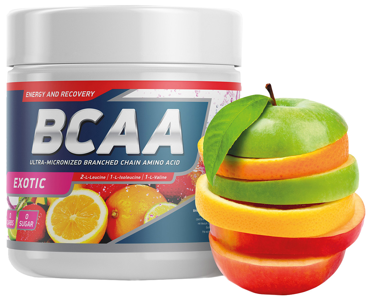 GeneticLab Nutrition Energy and Recovery 2:1:1 BCAA 250 г, фруктовый экзотик