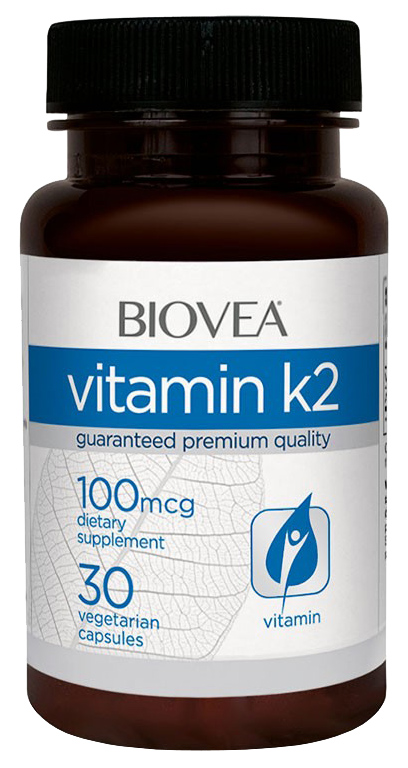 фото Витамин k2 biovea vitamin k2 30 капсул