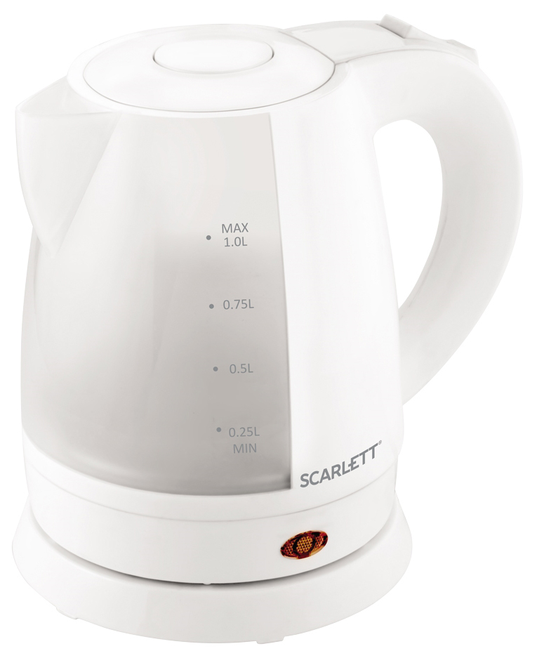 фото Чайник электрический scarlett sc-ek18p40 white